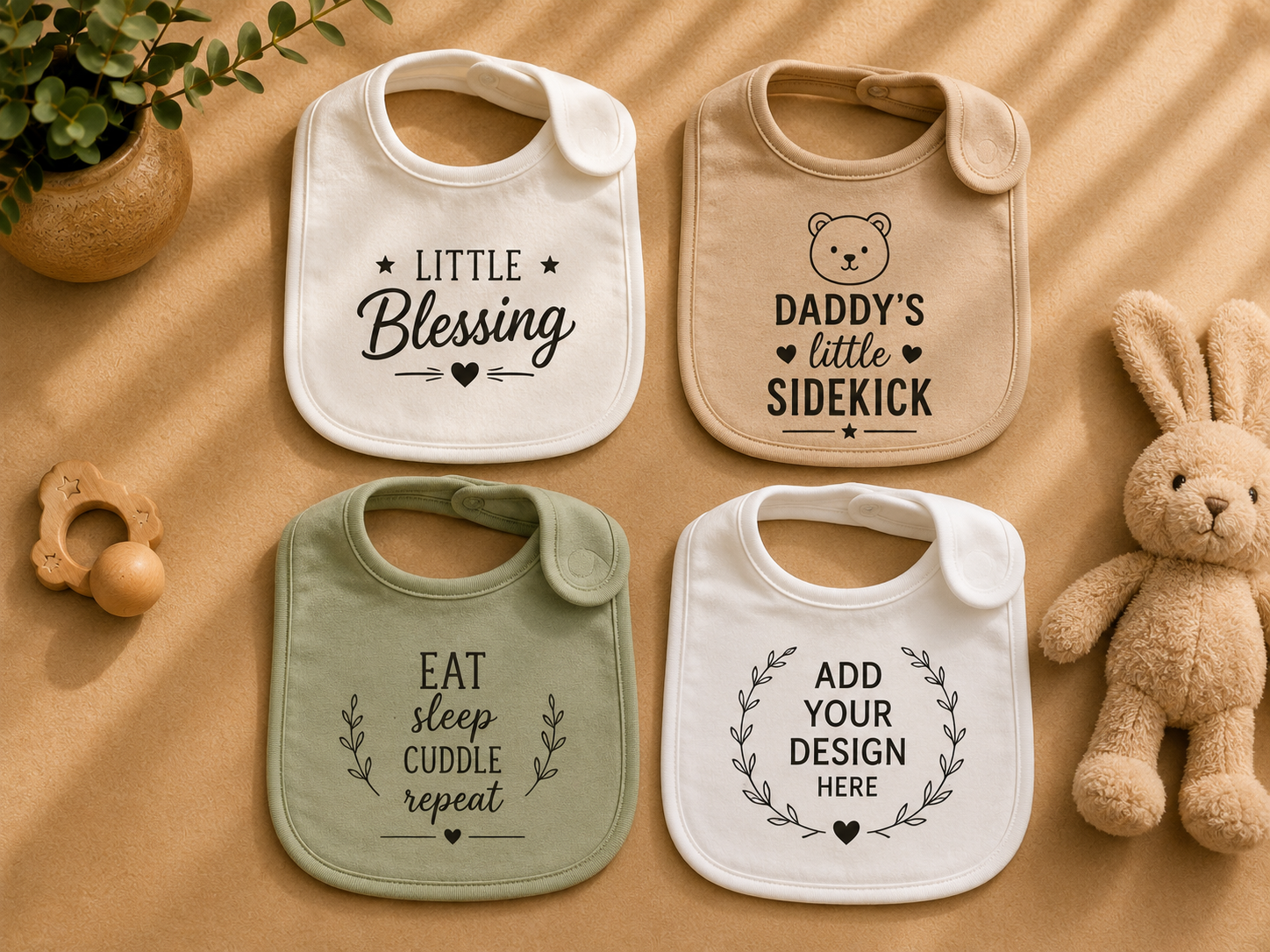 Personalised Baby Bibs