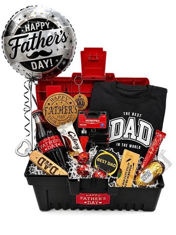 Personalised Engraved Toolbox Gift for Dad | Custom Father's Day Keepsake Box