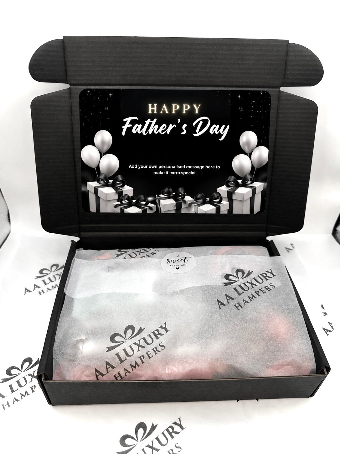 Personalised Father's Day Chocolate & Tea Gift