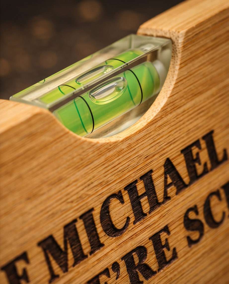 Personalised 2-in-1 Bottle Opener & Spirit Level