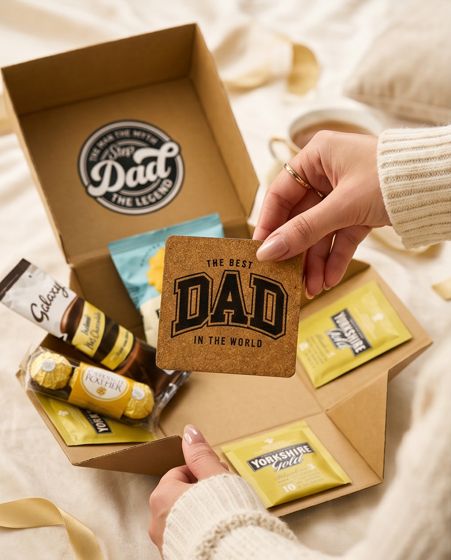 Personalised Pop Open Gift Box For Him | Dad Gift Box | Birthday Gift Hamper | Surprise Box | Fathers Day Gift