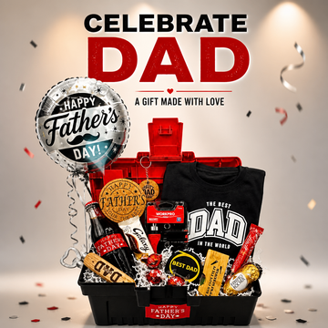 Personalised Engraved Toolbox Gift for Dad | Custom Father's Day Keepsake Box