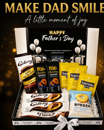 Personalised Father's Day Chocolate & Tea Gift