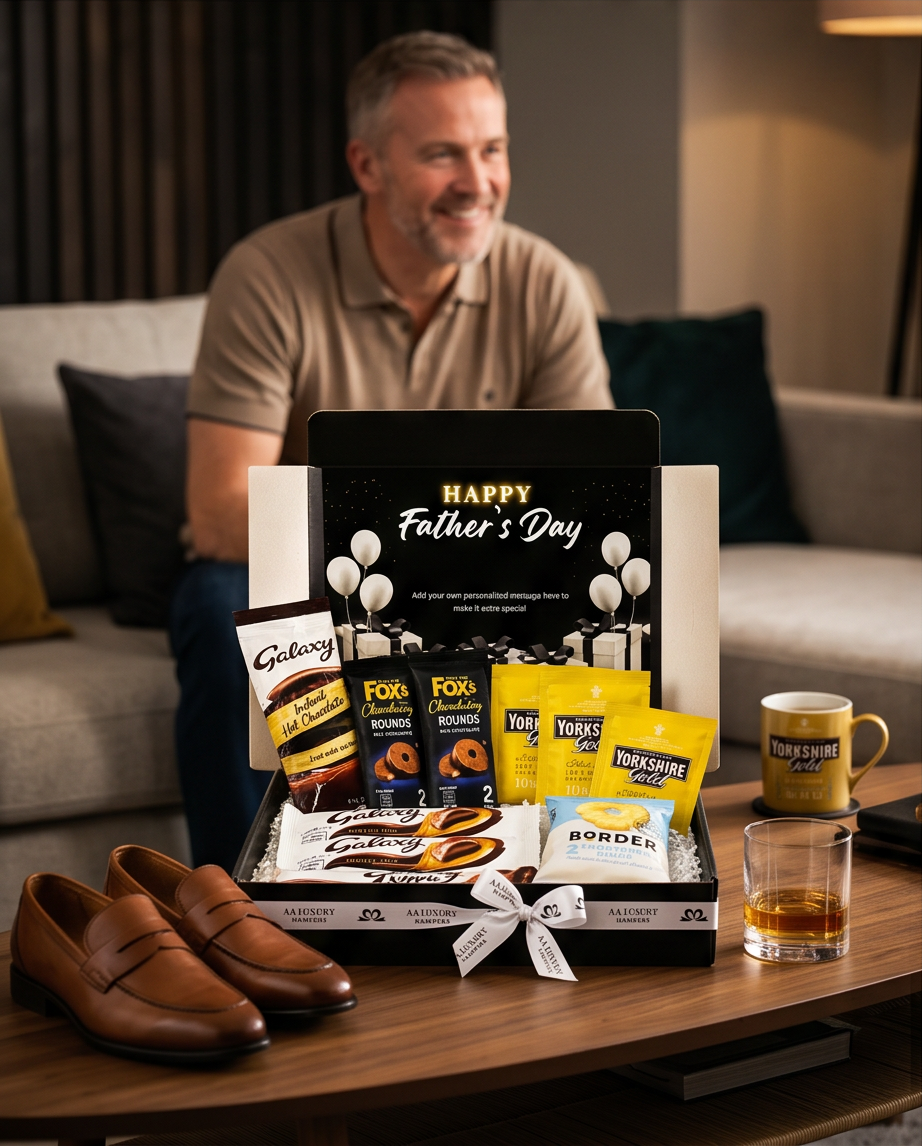 Personalised Father's Day Chocolate & Tea Gift