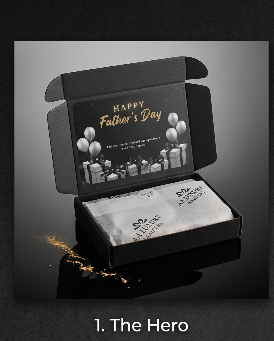 Personalised Father's Day Chocolate & Tea Gift
